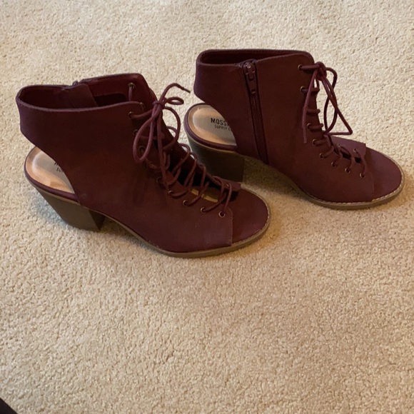 NWOT Open-Toed Booties - Picture 3 of 4
